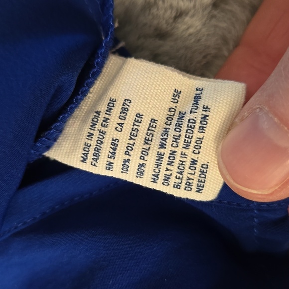 American Eagle Blue Chiffon Tank Top, Women's Small, Great Condition - Picture 6 of 8